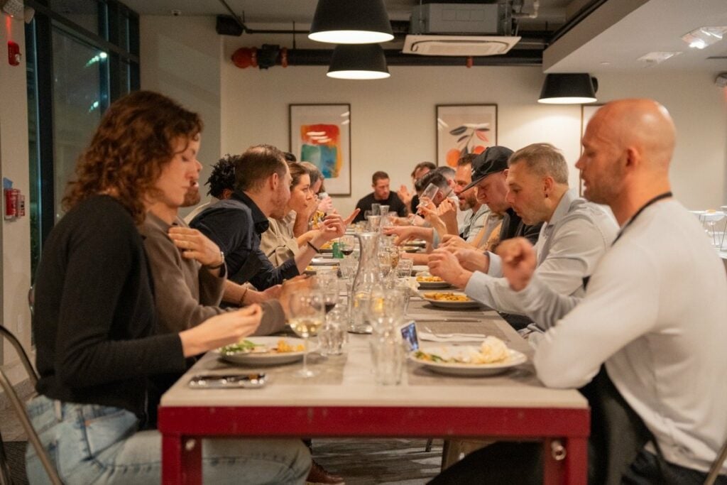 Guests at a Hudson Table Stamford private event